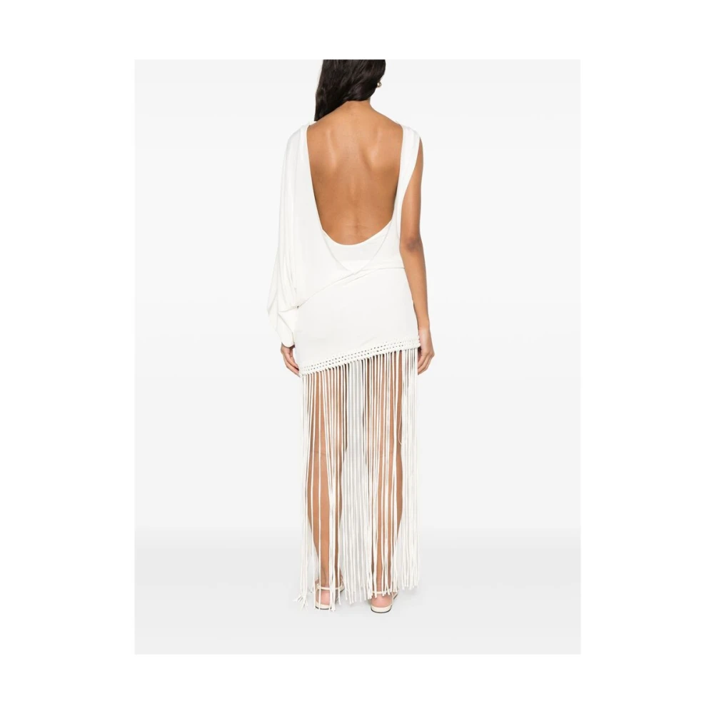 Faithfull the Brand Witte Jurk met Tassel White Dames