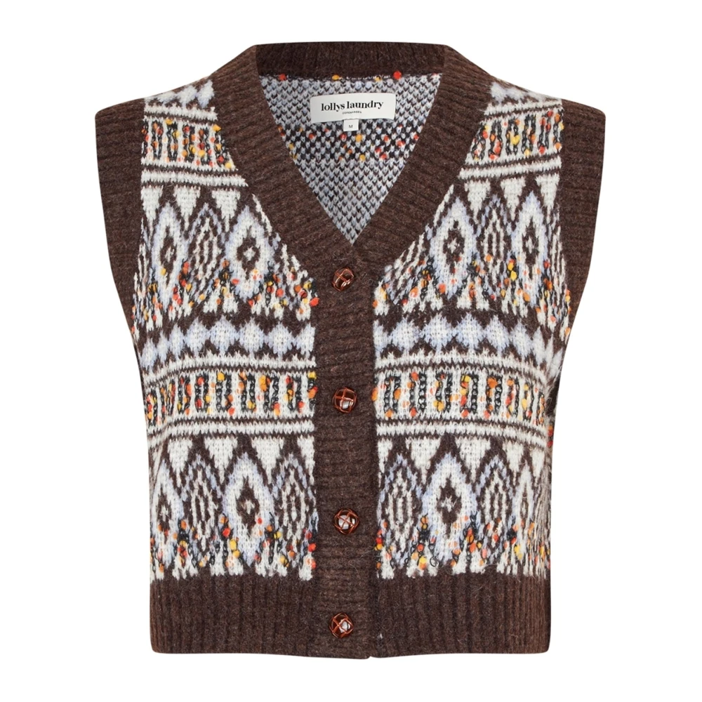 Lollys Laundry Women's Multicolor Cardigans, M, Francesca Vest