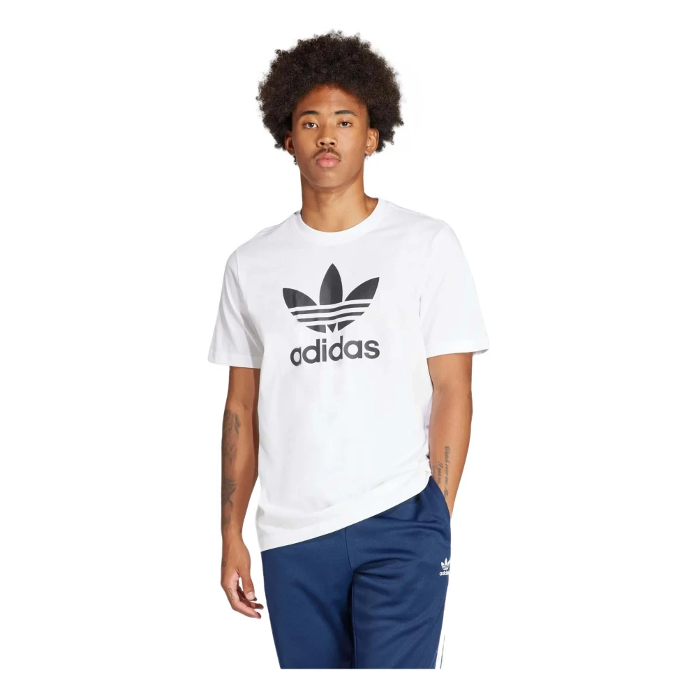 Adidas Lifestyle Adicolor Trefoil Tee T-shirt White Heren