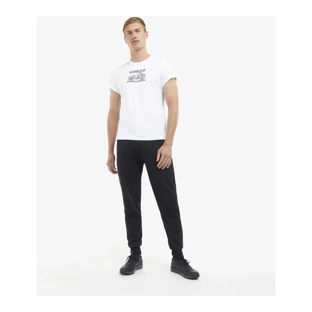 Barbour T-shirt met grafische print White Heren