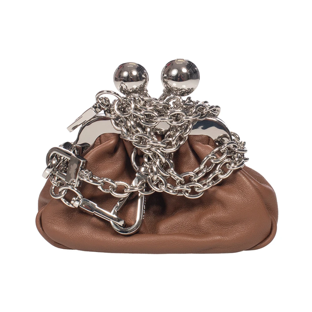 Max Mara Weekend Diomede Pasticcino Tas met Afneembare Kettingband Brown Dames