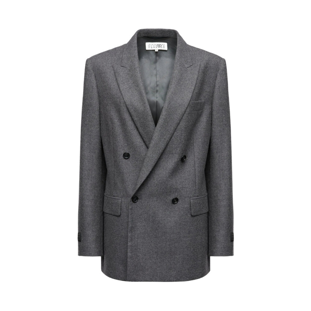 VIP【関税送料無料】希少 MM6 MAISON MARGIELA WHITE BLAZER Off-White Pinstripe Blazer by MM6 Maison Margiela on Sale