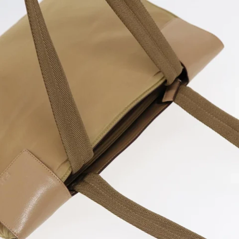 Prada Vintage Pre-owned Fabric prada-bags Beige Dames