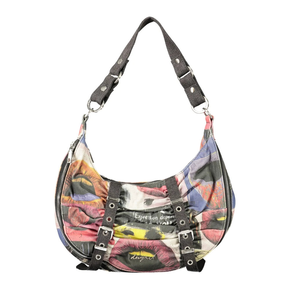 Desigual , Shoulder Bags, Female, Multicolor, One Size, Graffiato Calgary 3.0 - Image 5