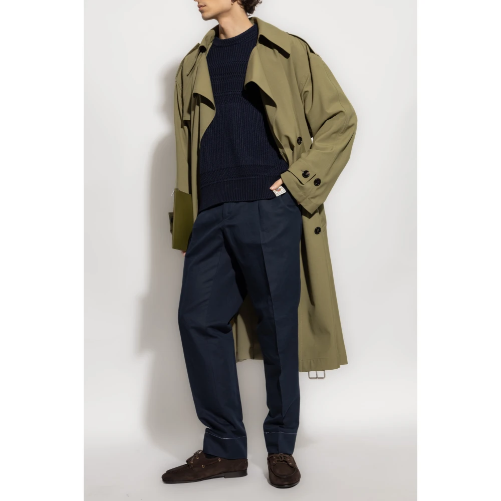 Brioni Geplooide broek Blue Heren