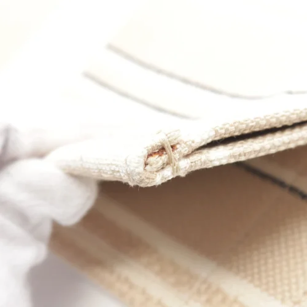 Dior Vintage Pre-owned Cotton dior-bags Beige Dames