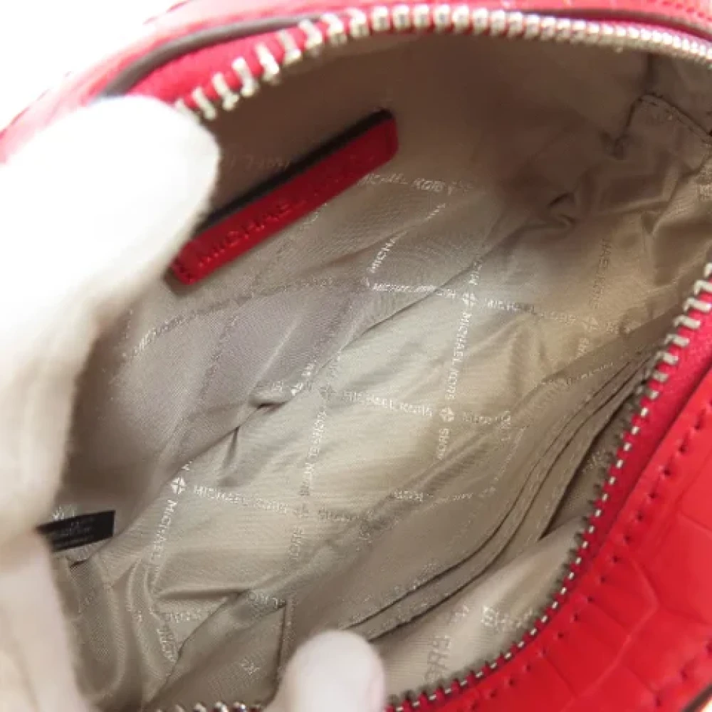 Michael Kors Pre-owned Leather shoulder-bags Red Dames