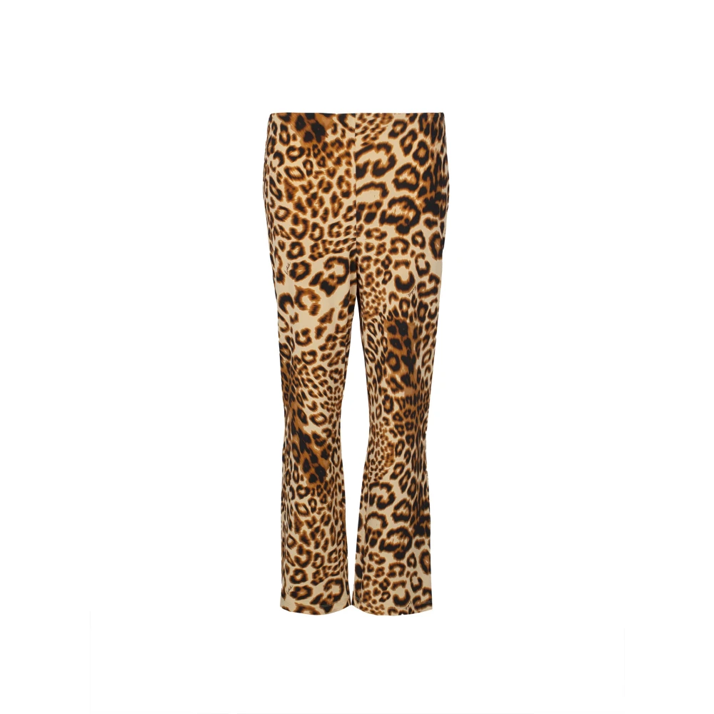 Rotate Birger Christensen Leggings met luipaardpatroon en hoge taille Multicolor Dames