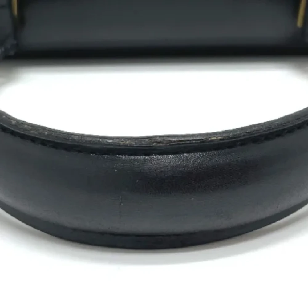 Salvatore Ferragamo Pre-owned Leather handbags Black Dames