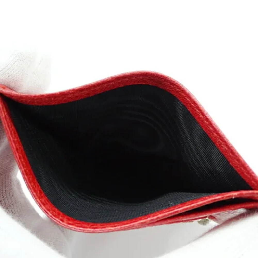 Balenciaga Vintage Pre-owned Leather wallets Red Dames