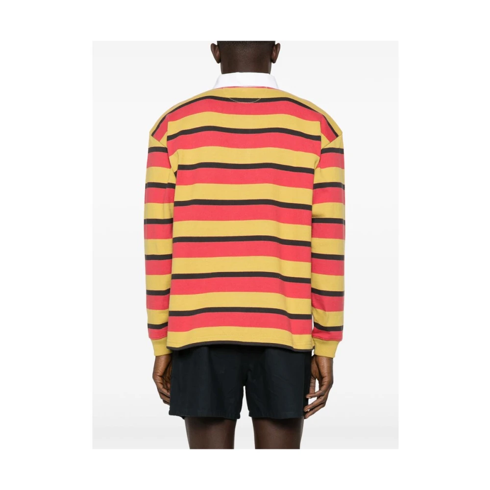 Bode Mosterdgele Button-Up Sweater Multicolor Heren