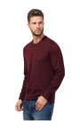 pull-col-rond-classique-vin-rouge