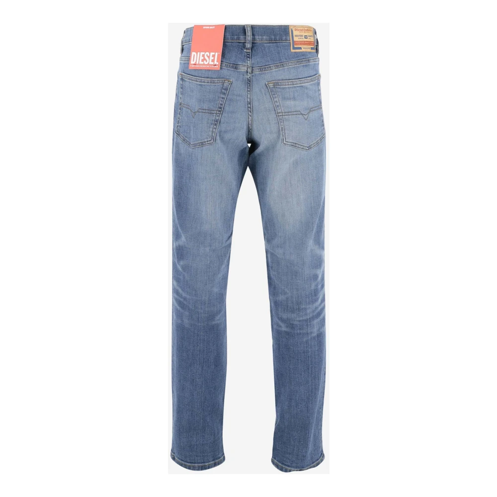 Diesel Stretch katoenen denim jeans Regular fit Blue Heren