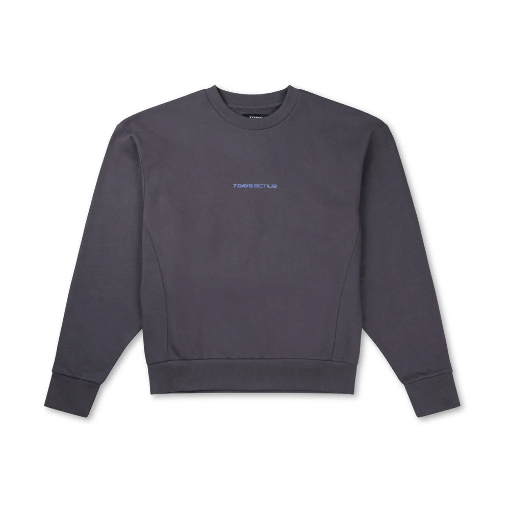 Grå Crewneck Genser