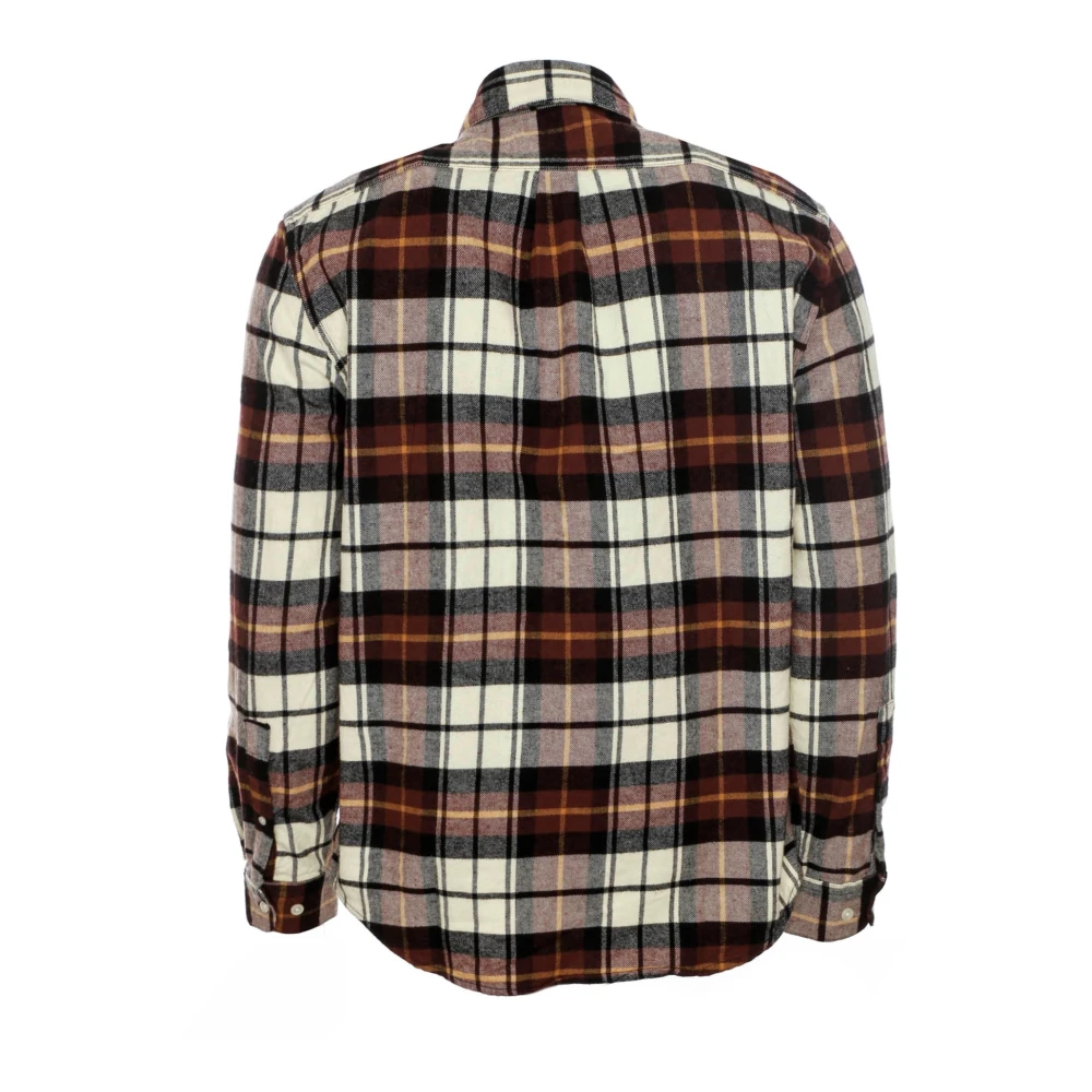 Portuguese Flannel Zachte Flanellen Overhemd met Kentkraag Multicolor Heren