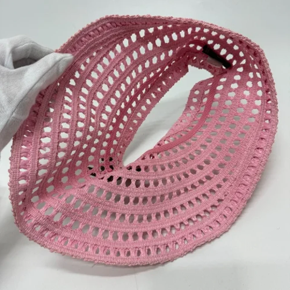 Louis Vuitton Vintage Pre-owned Raffia hats Pink Dames