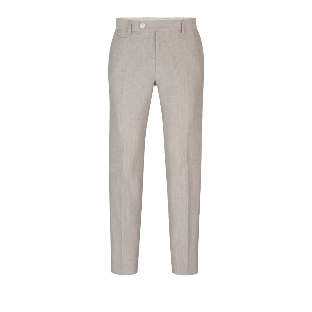 Hugo Boss Wollen broek voor mannen White Heren