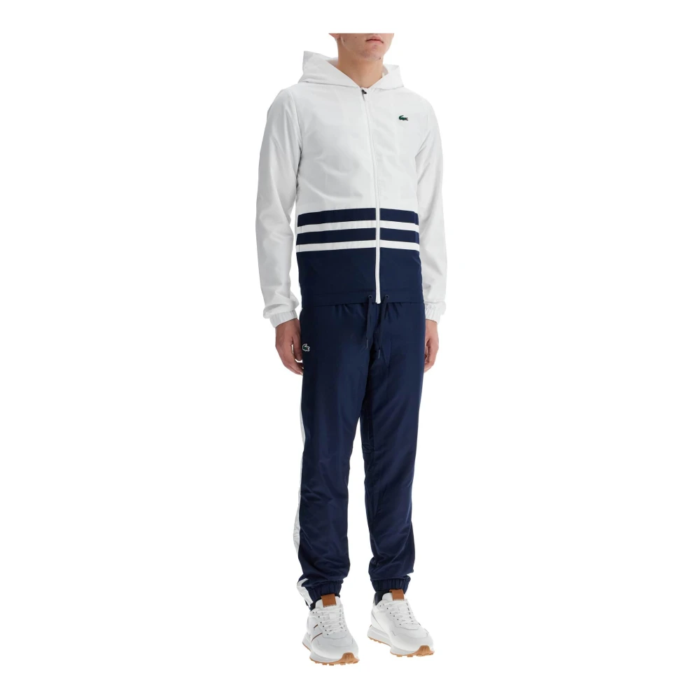 Lacoste Sportieve Hoodie Tracksuit met Ruitpatroon Multicolor Heren