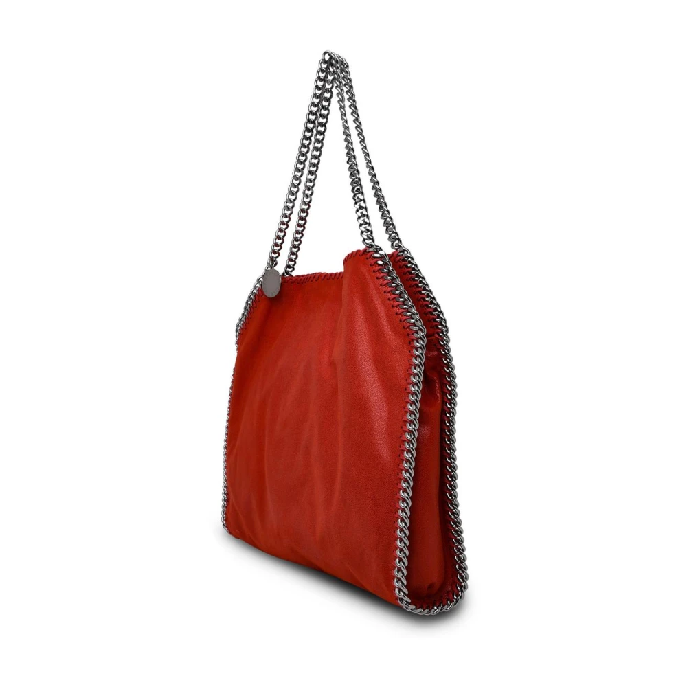 Stella Mccartney Rode Polyester Falabella 2 Chain Tas Red Dames