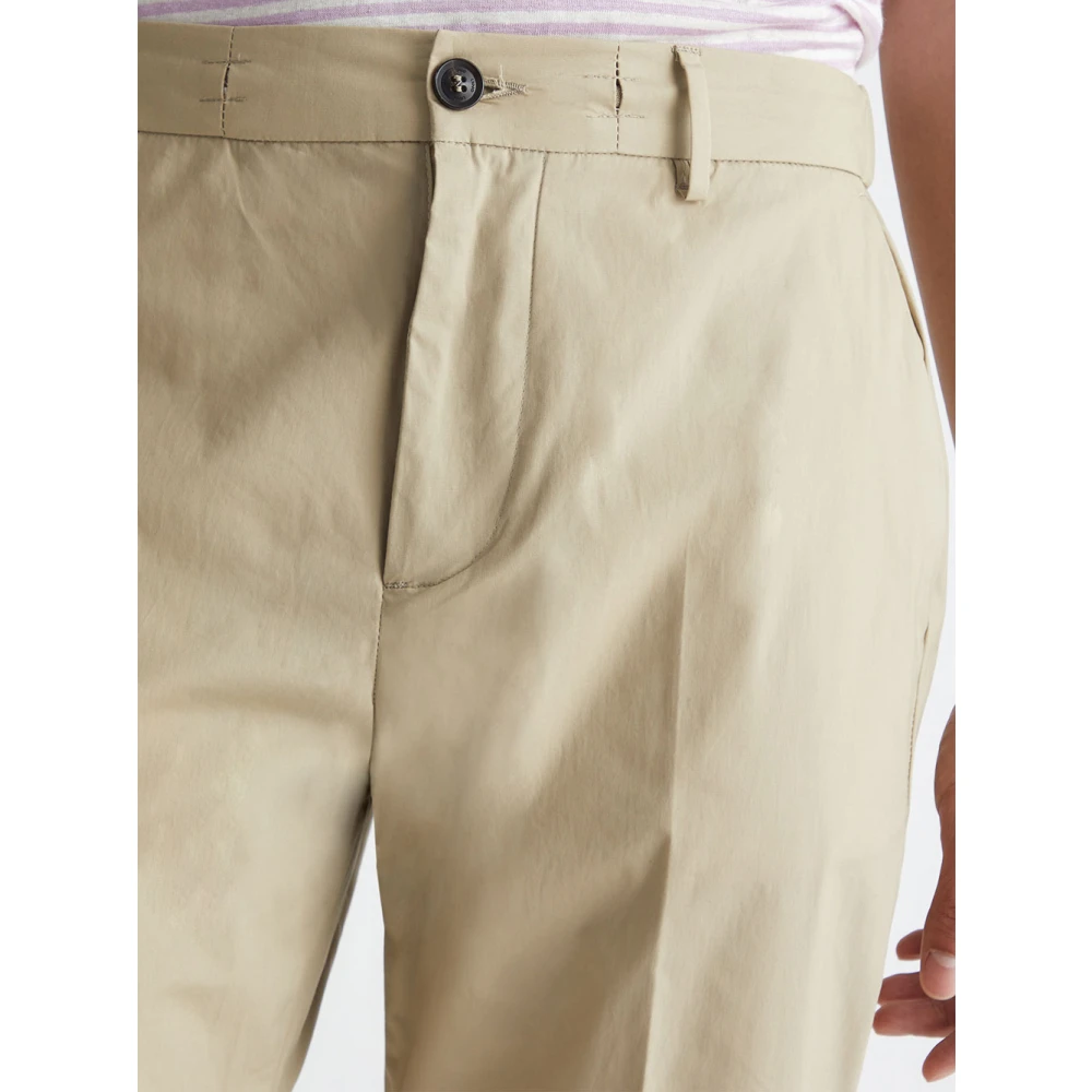 Liu Jo Beige Chino Broek Parachutestof Beige Heren