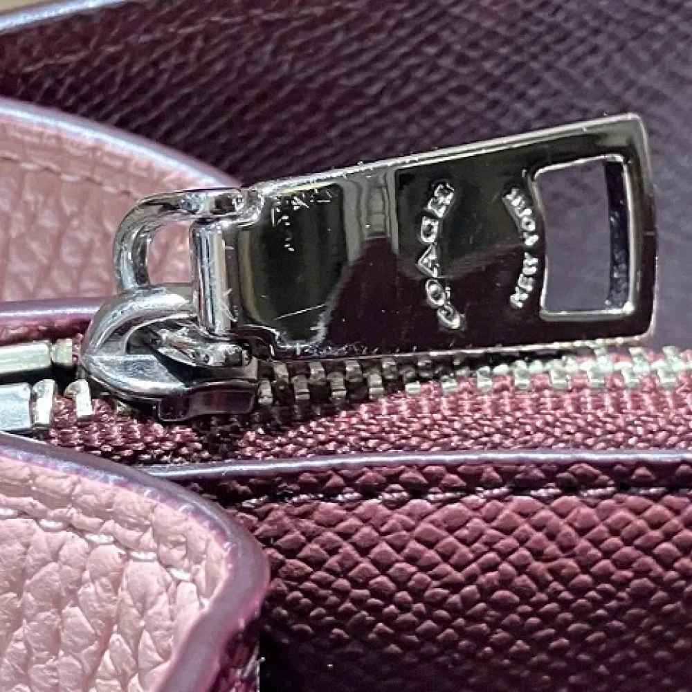 Coach Pre-owned Leather handbags Pink Dames