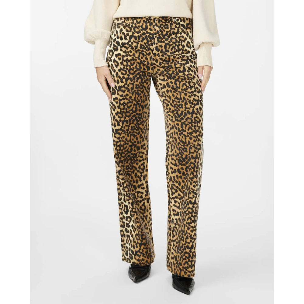 Y.A.S Leonora Denim Jeans Brown Dames