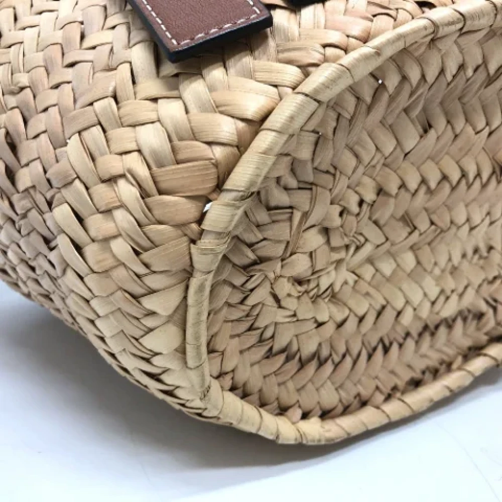 Loewe Pre-owned Fabric handbags Beige Dames