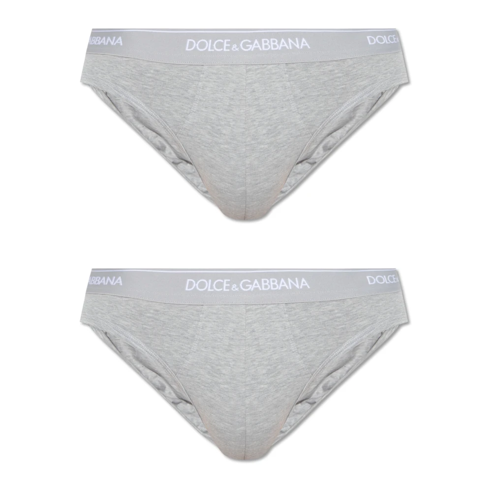 Dolce & Gabbana Hombre Gris Ropa Interior, Talla: 2XL
