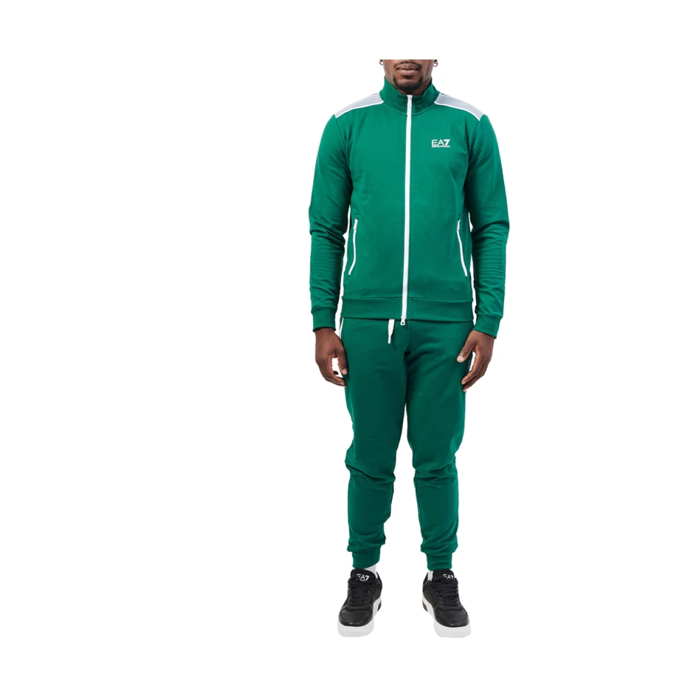Emporio Armani EA7 Groene Sportieve Trendy Trainingspak Green Heren