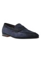 mocassin-bleu-en-daim-bout-amande-semelle-en-cuir