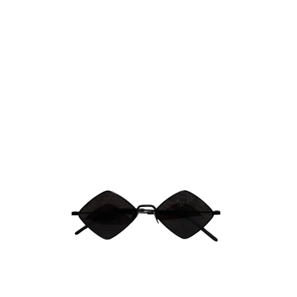 Yves Saint Laurent Vintage Pre-owned Metal sunglasses Black Dames