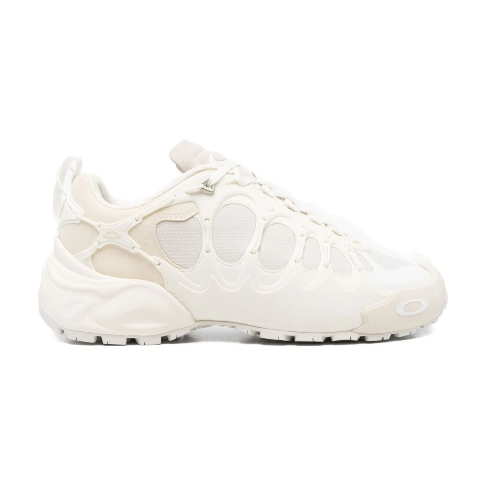 Oakley Witte Sneakers met Geperforeerde Details Heren Schoenen