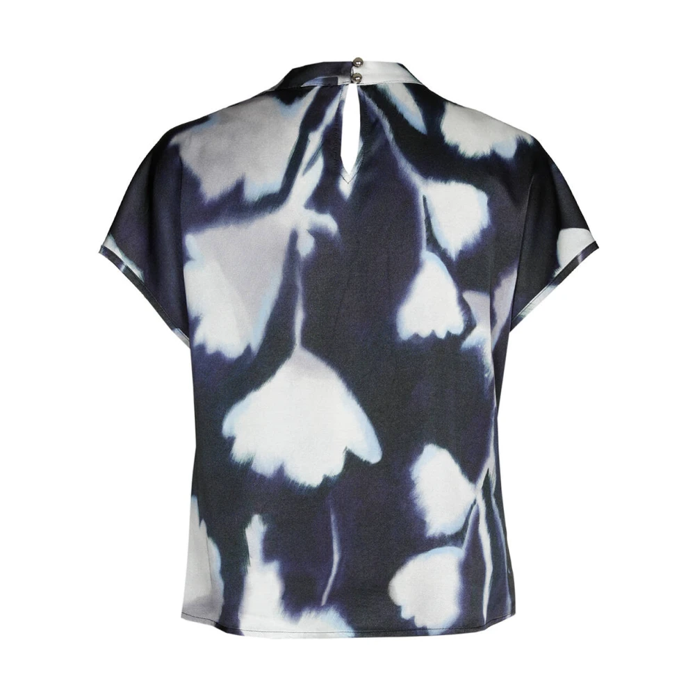 Caroline Biss Losvallende Korte Mouw Top Multicolor Dames