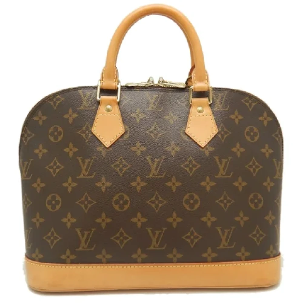 Louis Vuitton Vintage Pre-owned Fabric handbags Brown Dames
