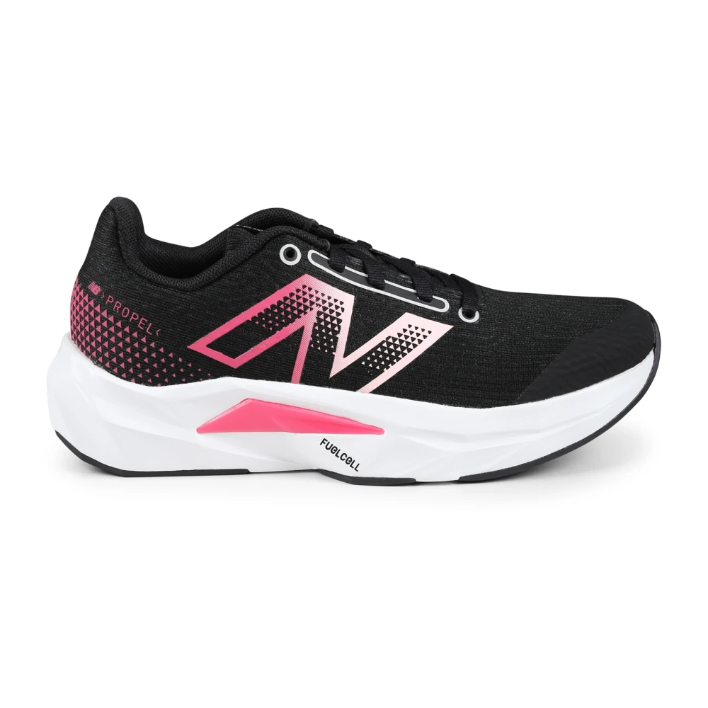 New Balance Svarta FuelCell Sneakers med Rosa Logotyp Black, Unisex