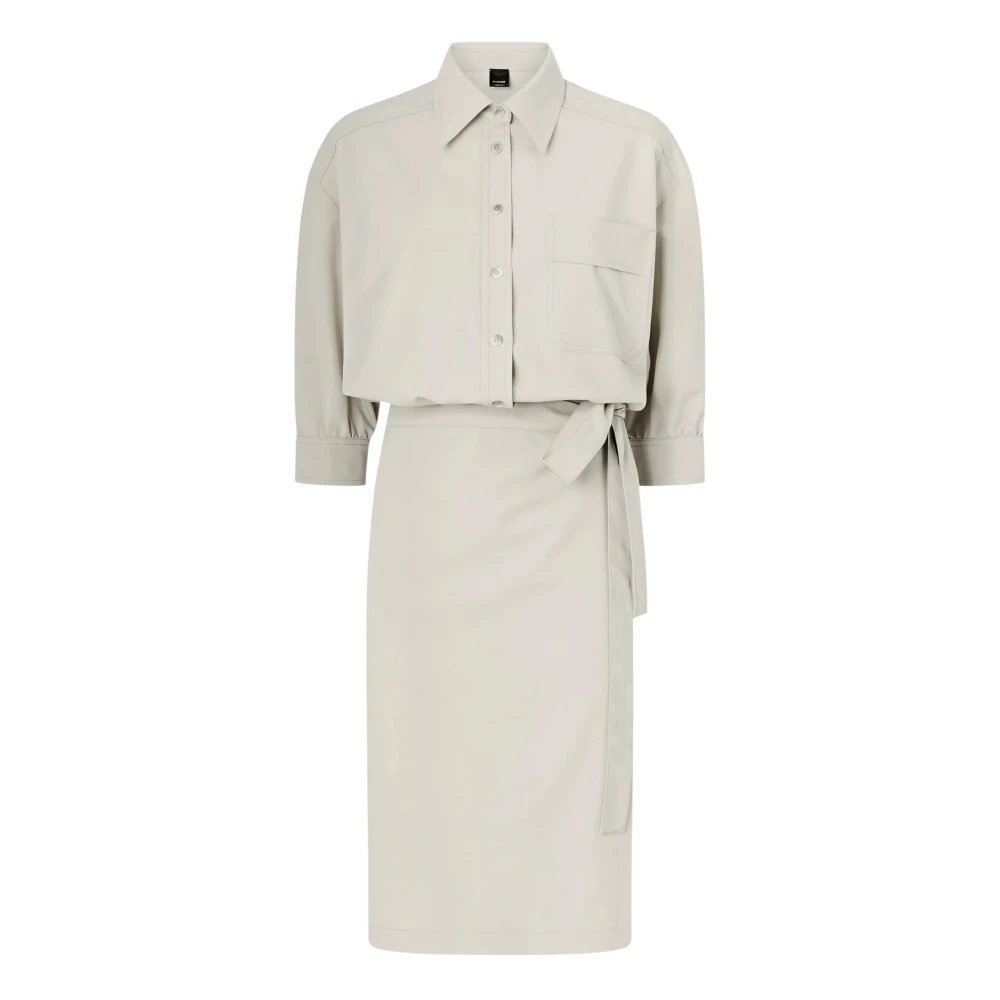 Pinko Donna Grigio Ariane Abito Fluido