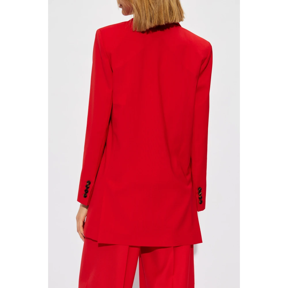 Max Mara Dubbelbreasted jas Nebbie Red Dames