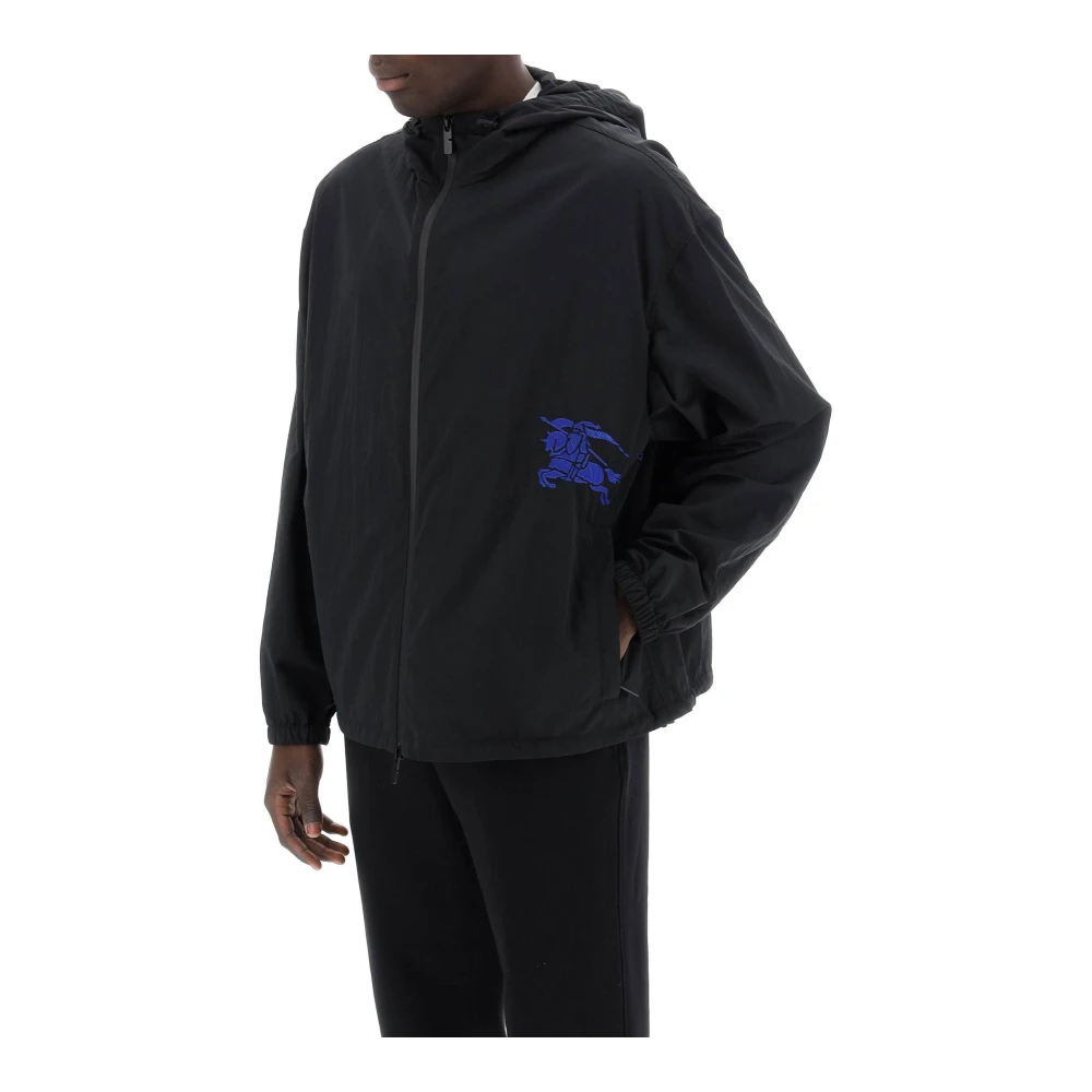 Burberry Wind Jackets Black Heren