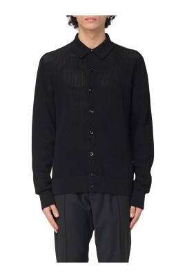 black-knitted-cardigan