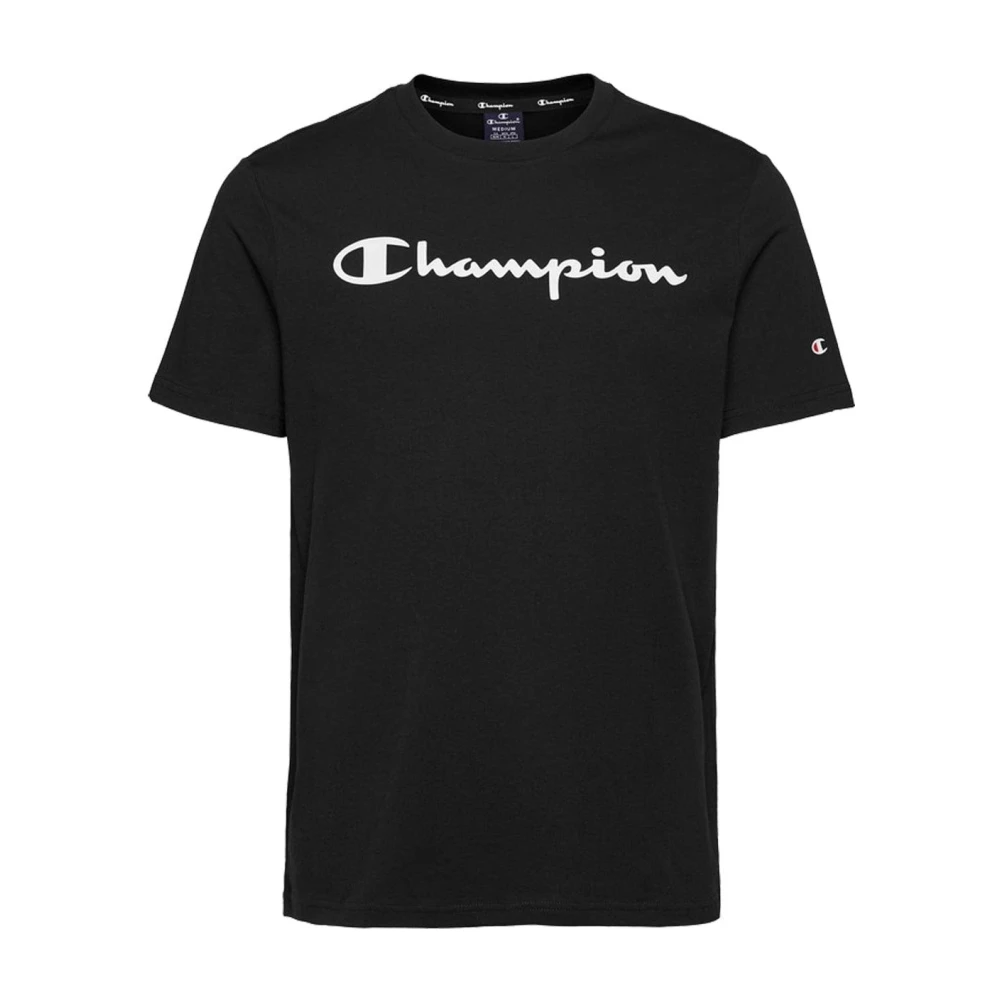 Champion Crewneck T-shirt Black Heren