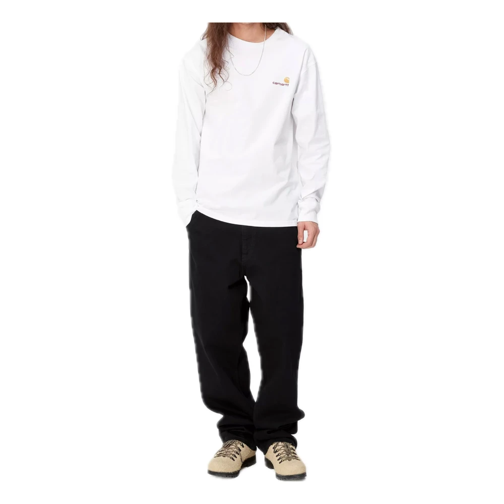 Carhartt WIP Klassieke werkbroek in Smith denim Black Heren