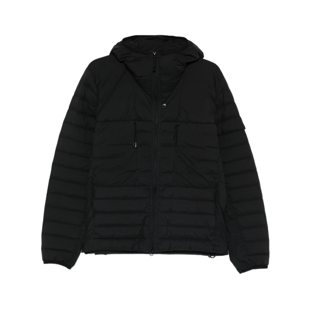 Stone Island Black Down Jackets, Male, S, Padded Down Jacket