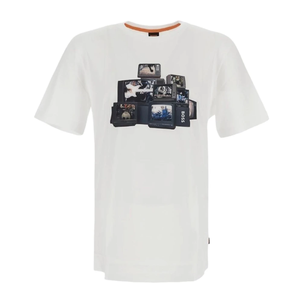 Hugo Boss Korte Mouw T-shirt White Heren