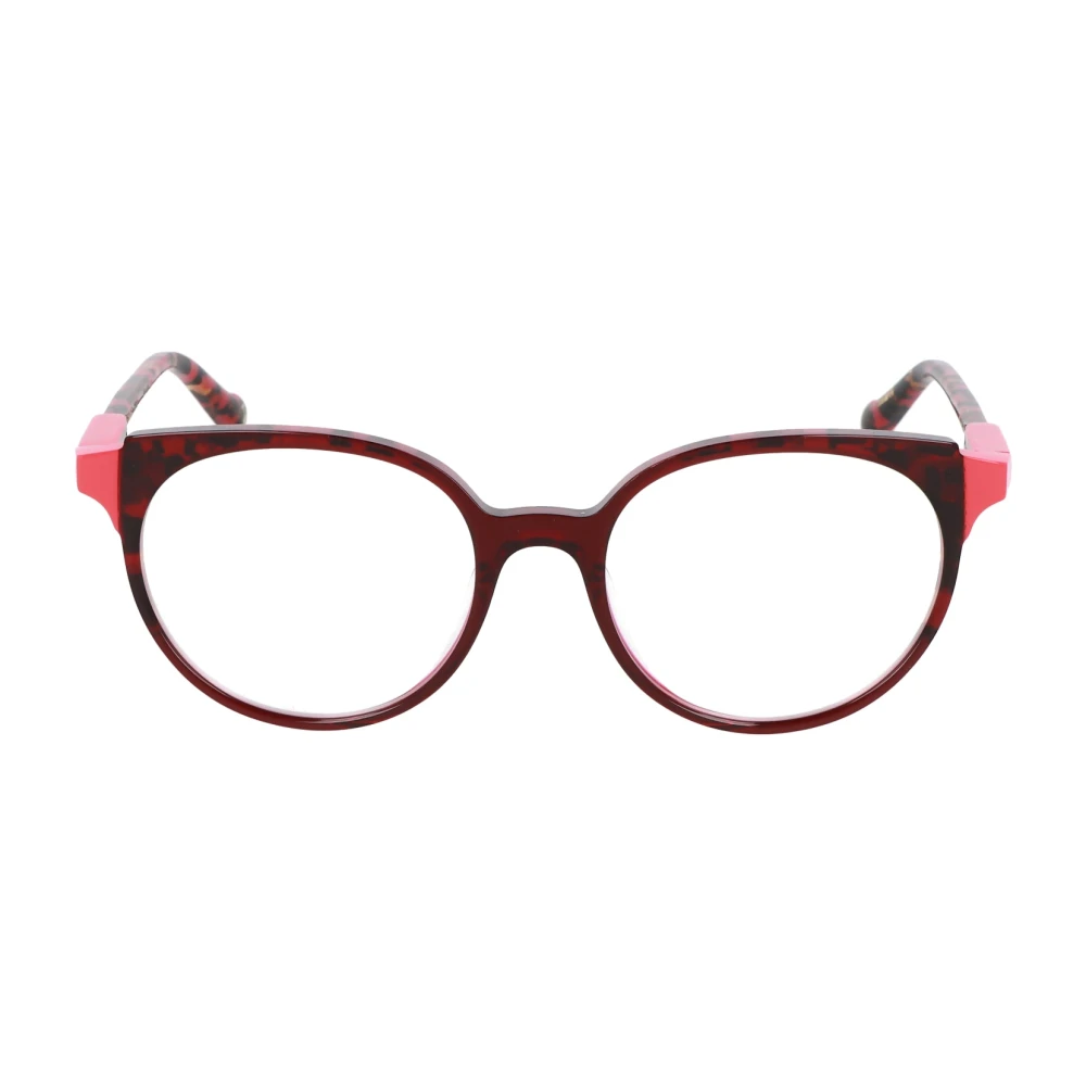 Etnia Barcelona Kleurrijke ronde montuurbril Red Unisex