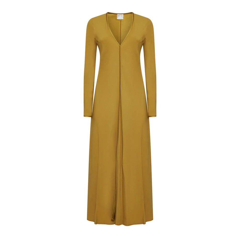 Forte Elegante Jurken Collectie Yellow Dames