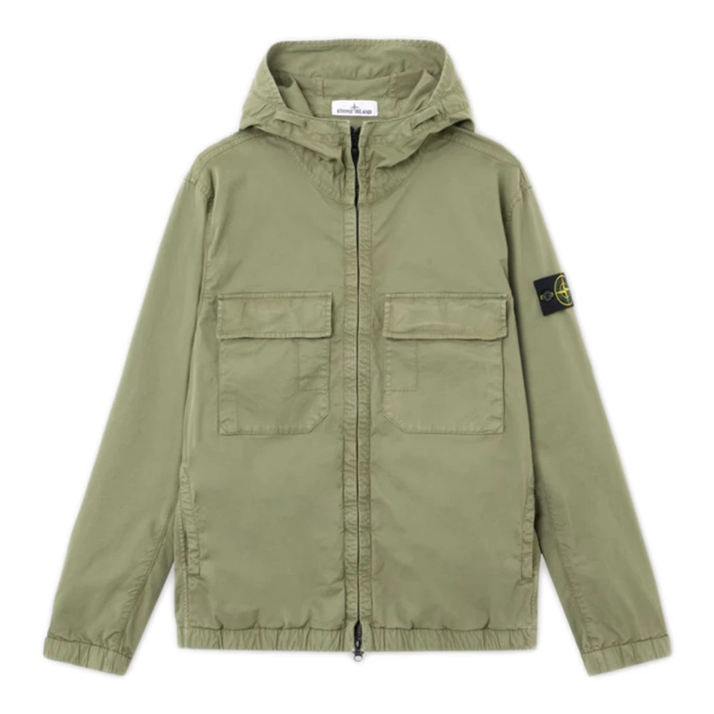 Stone Island Green Jackets - Male - Light Jackets - 2XL - Jackets