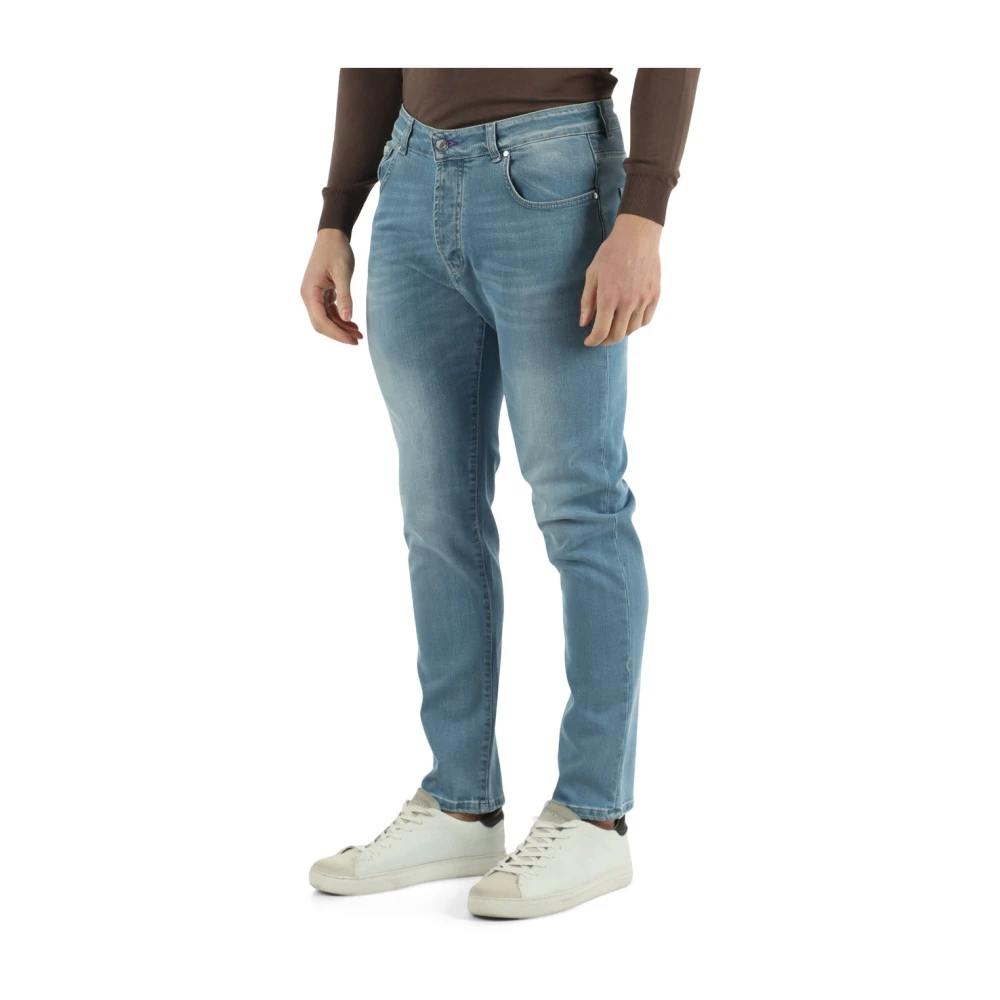 Daniele Alessandrini Trousers Blue Heren