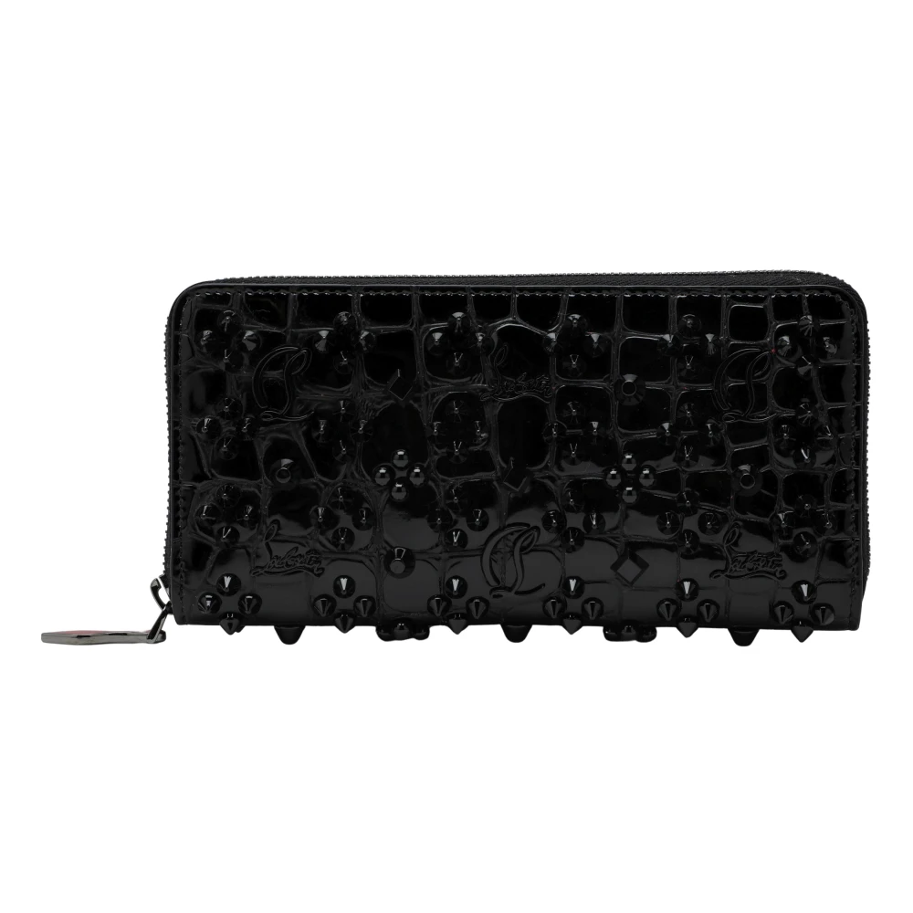 Christian Louboutin Panettone Stijl Ritsportemonnee Black Dames