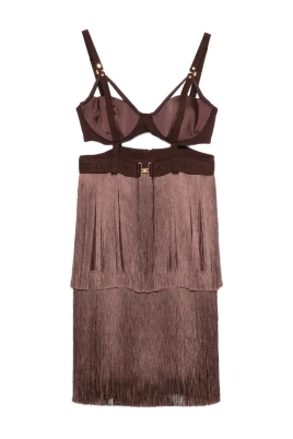 Fringed Mini Dress
