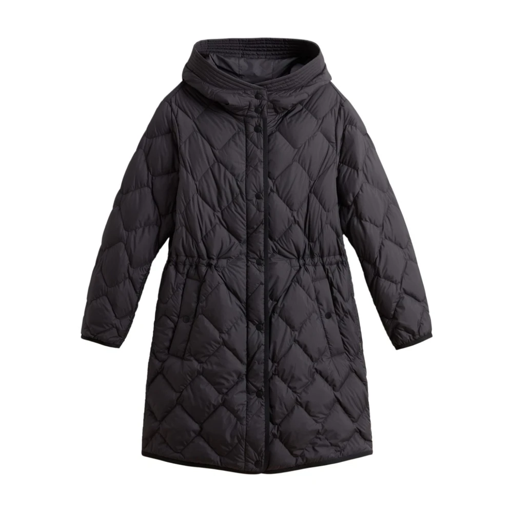 Woolrich Zwarte Winterjassen Black Dames